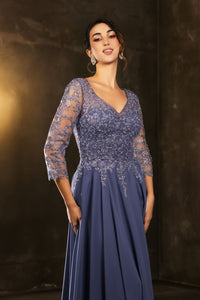 Mother Of The Groom V-Neck A-Line Cocktail Dress By May Queen MQ2108 - Dress