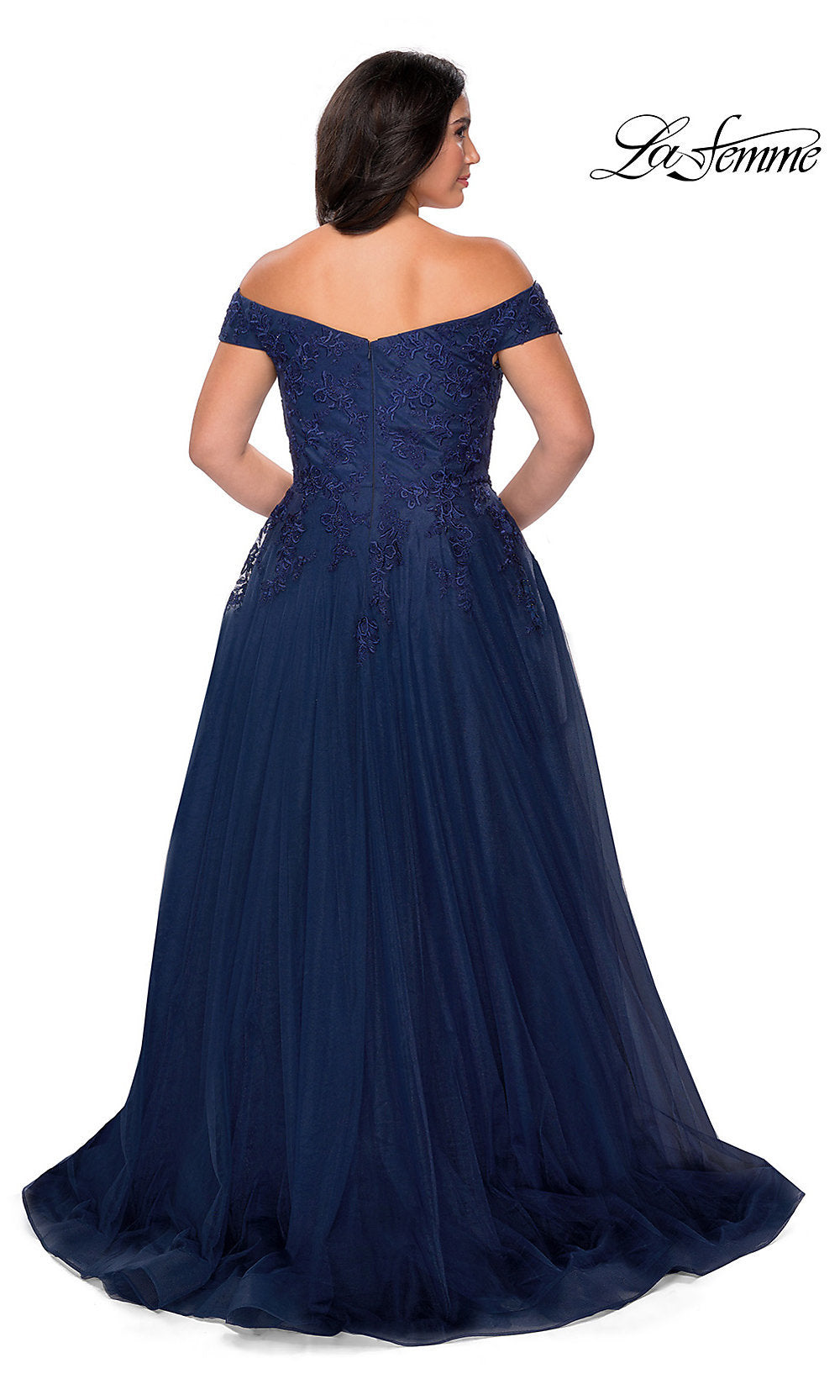 La Femme Burgundy Dresses