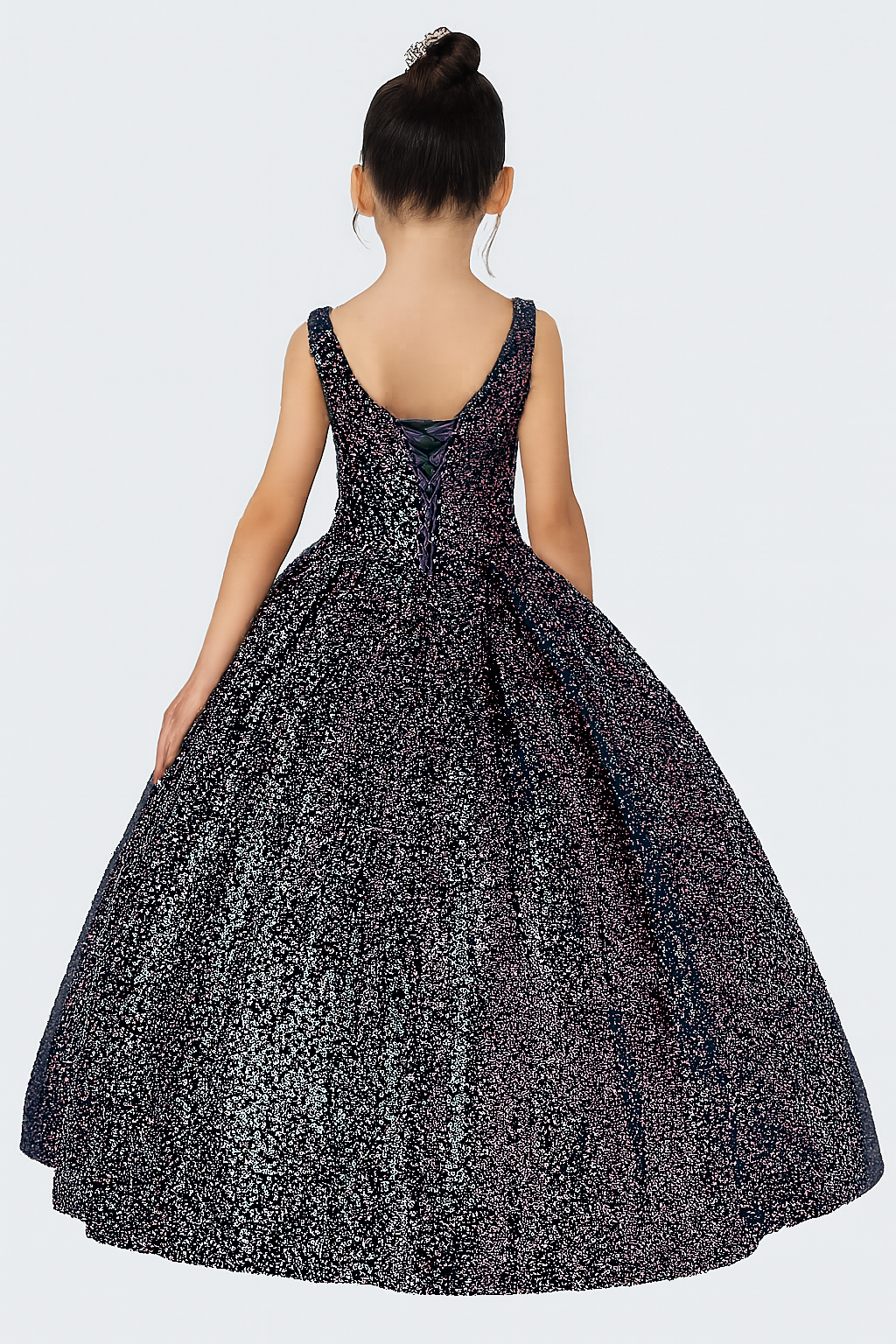 Minivestido de quinceañera para niña – Estilo KK769