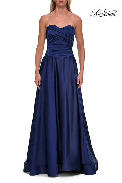 La Femme 33417 Sweetheart Ruched A-Line Gown