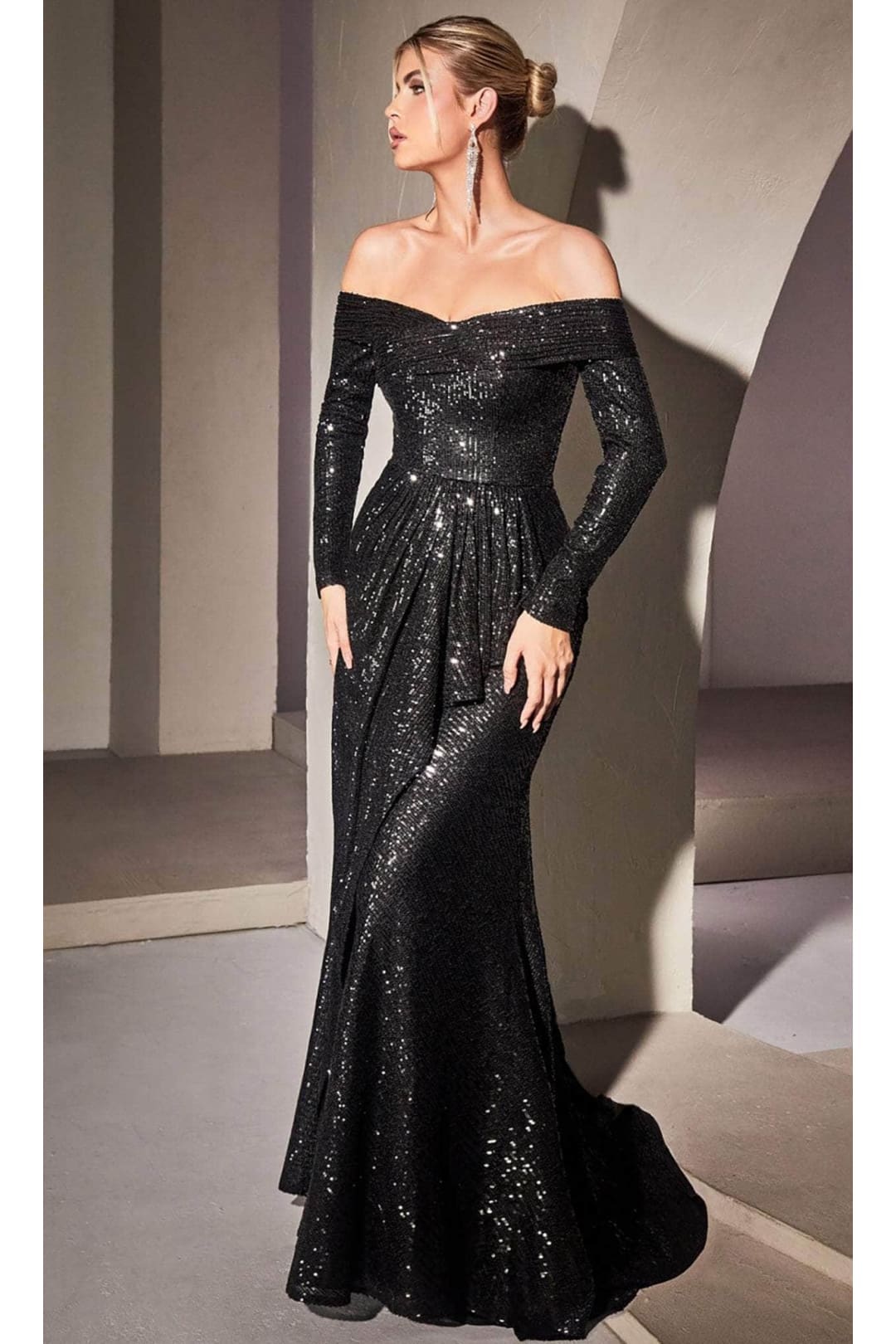 New Year’s Eve Dress Black Style CH135 NYE Outfit - Black / S - prom