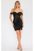 New Year’s Eve Dress in Black Style JT919L NYE Outfit - Black / 2 - Dress