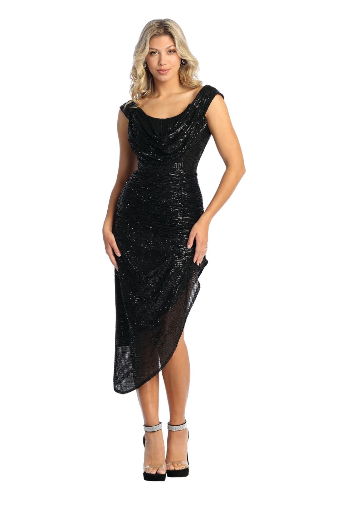 New Year’s Eve Dress in Black Style MQ1914 NYE Outfit - Black / 4