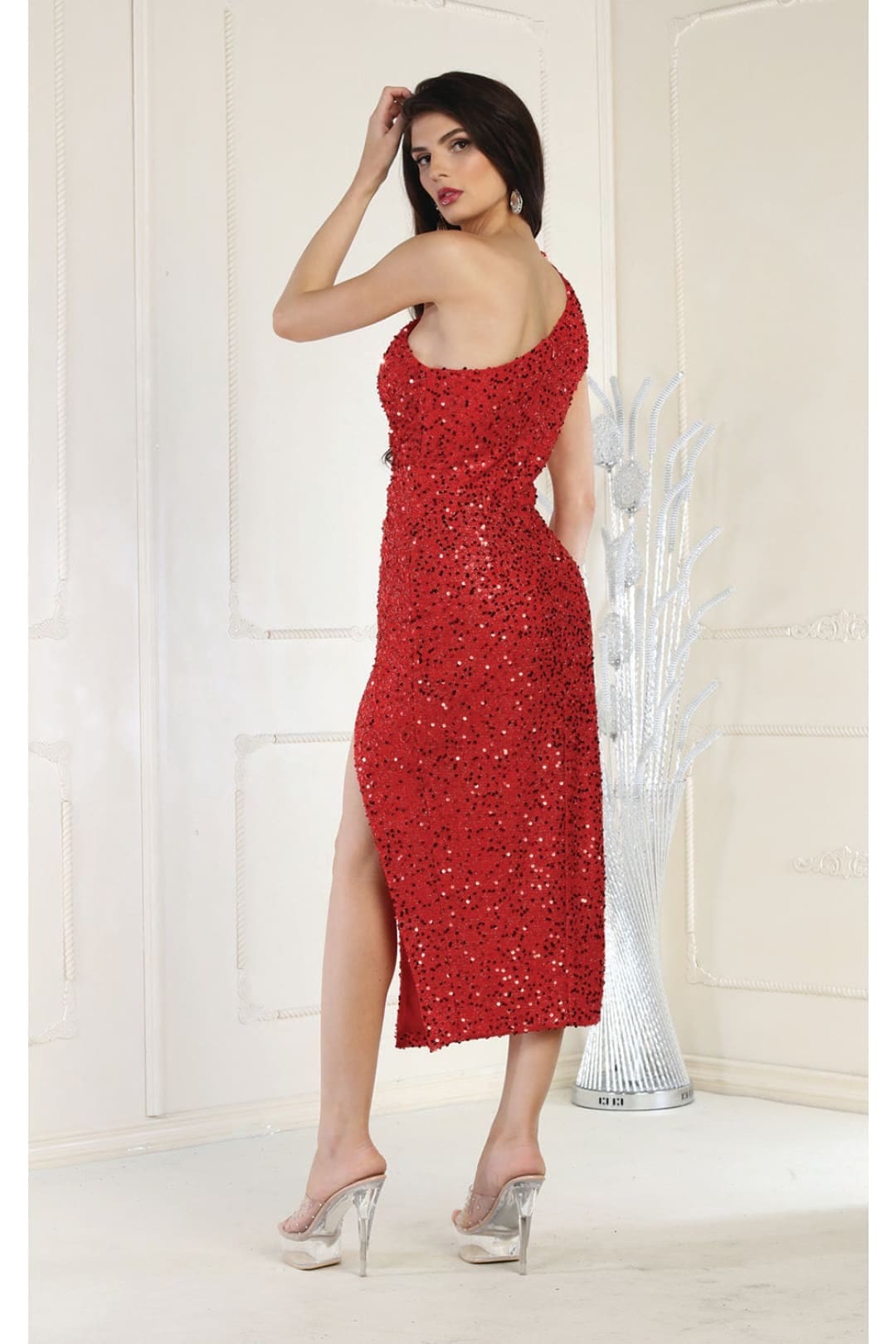 New Year's Eve Dress in Red Style MQ1967 NYE Outfit
