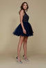 Nox Anabel B652 Halter Lace Applique Homecoming Cocktail Dress - Dress