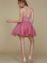 Nox Anabel B652 Halter Neckline A-Line Dress – Elegant Style for Every Occasion