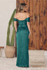 LA Merchandise LAXE1236 Off Shoulder Ruched Bridesmaids Satin Gown
