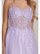 Nox Anabel F1087 Formal Evening Lilac Gown