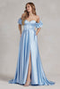 Simple Formal Gown - BLUE / 00