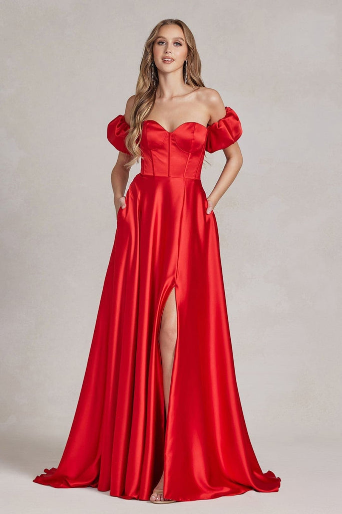 Simple Formal Gown - RED / 00