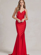 Nox Anabel K490 Bodycon Simple Formal Gown