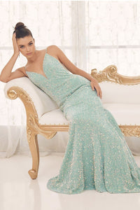 Special Occasion Dresses - LAXR1071 - MINT / 00