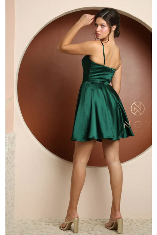 NOX Anabel R759 Formal Dress for Special Occasions - Dusty blue / 14 - Dress