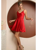 Red Bridesmaid Dresses-Inexpensive NOX Anabel R759 Formal Dress