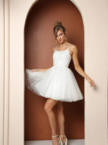 Short Wedding Dress White nox anabel T718