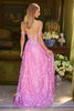 Off Shoulder A-line Slit Gown by Elizabeth K GL3628 - Long Formal Dresses