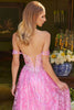 Off Shoulder A-line Slit Gown by Elizabeth K GL3628 - Long Formal Dresses