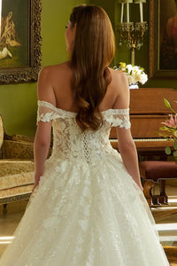 Off Shoulder Bridal Ball Gown by GLS Gloria GL3602 - Long Formal Dresses