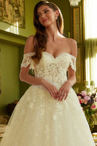 Off Shoulder Bridal Ball Gown by GLS Gloria GL3602 - Long Formal Dresses