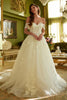 Off Shoulder Bridal Ball Gown by GLS Gloria GL3602 - XS / Off White - Long Formal Dresses