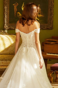 Off Shoulder Bridal Gown by GLS Gloria GL3534 - Long Formal Dresses