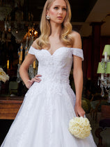 Off Shoulder Bridal Gown by GLS Gloria GL3534