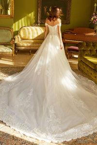 Off Shoulder Bridal Gown by GLS Gloria GL3534 - Long Formal Dresses