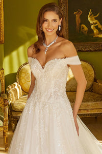 Off Shoulder Bridal Gown by GLS Gloria GL3534 - Long Formal Dresses