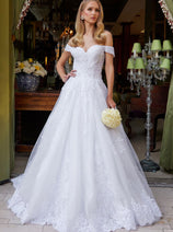 Off Shoulder Bridal Gown by GLS Gloria GL3534