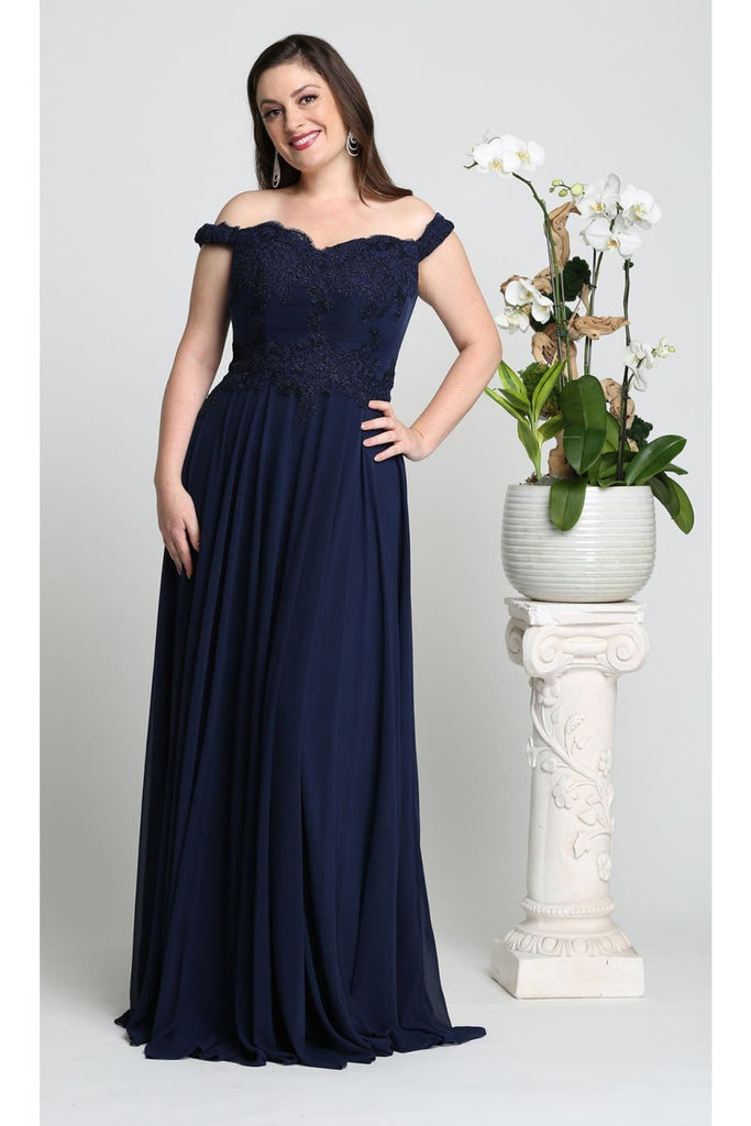 Off Shoulder Prom Dress