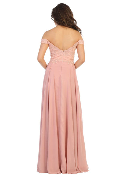 Off Shoulder Prom Dress