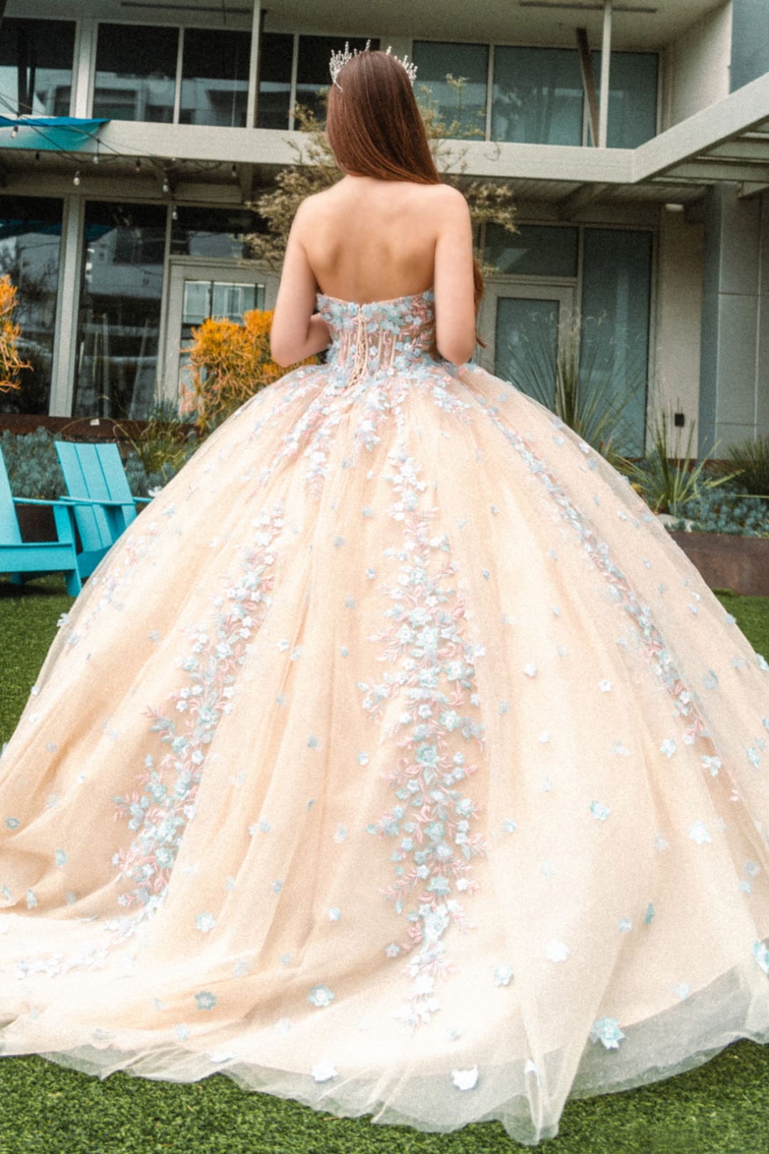 Off Shoulder Corset Ball Gown by GLS Gloria GL3504 - Quinceanera Dresses