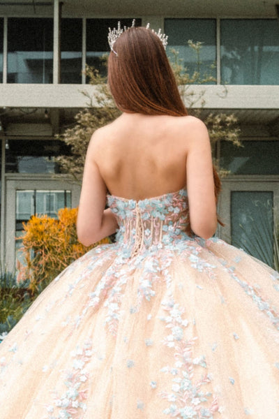 Off Shoulder Corset Ball Gown by GLS Gloria GL3504 - Quinceanera Dresses