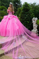Off Shoulder Corset Ball Gown by GLS Gloria GL3547 - Quinceanera Dresses