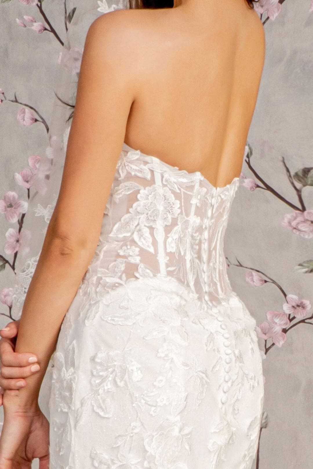Off Shoulder Corset Bridal Mermaid Gown by GLS Gloria GL3488 - Long Formal Dresses