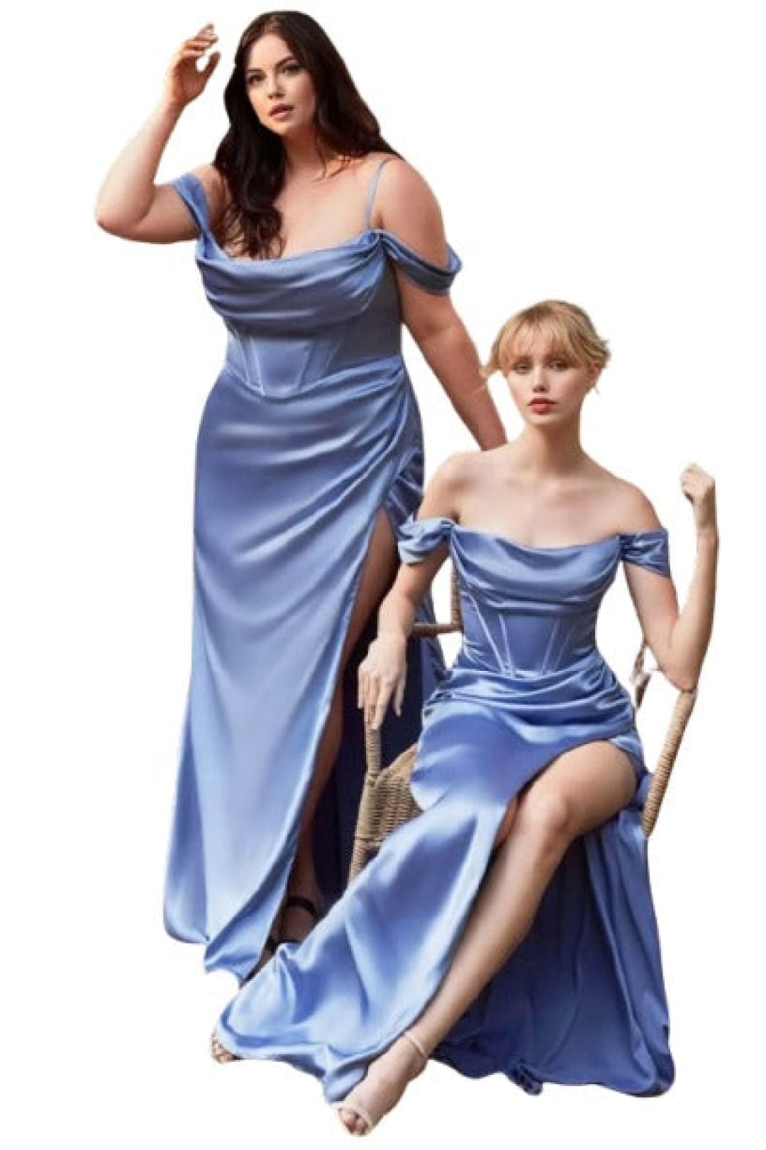 Off-Shoulder Corset Evening Gown 2025 Elegant Formal Dress - French Navy / 18 - Prom