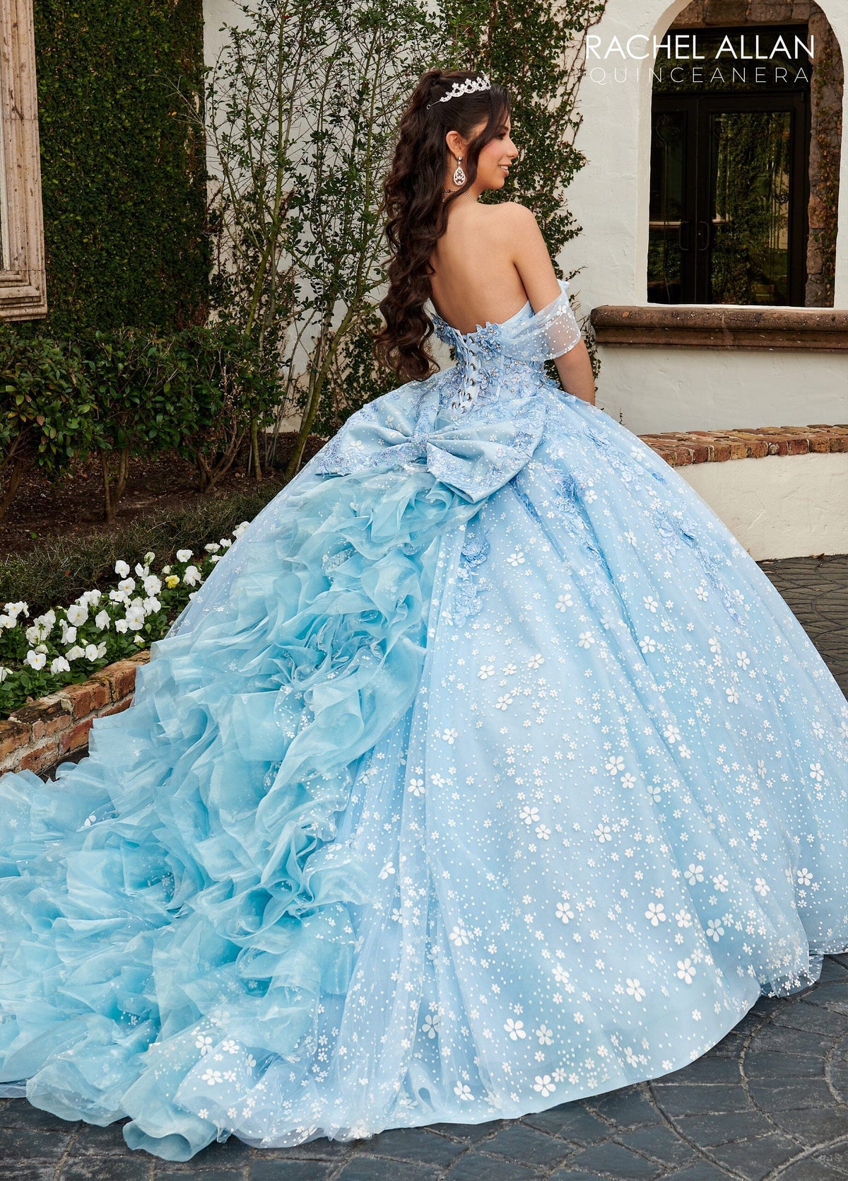 Rachel Allan RQ3122 Off Shoulder Corset Quinceanera Dress