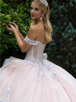 Off Shoulder Layered Ball Gown by GLS Gloria GL3596