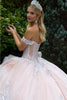 Off Shoulder Layered Ball Gown by GLS Gloria GL3596 - Quinceanera Dresses