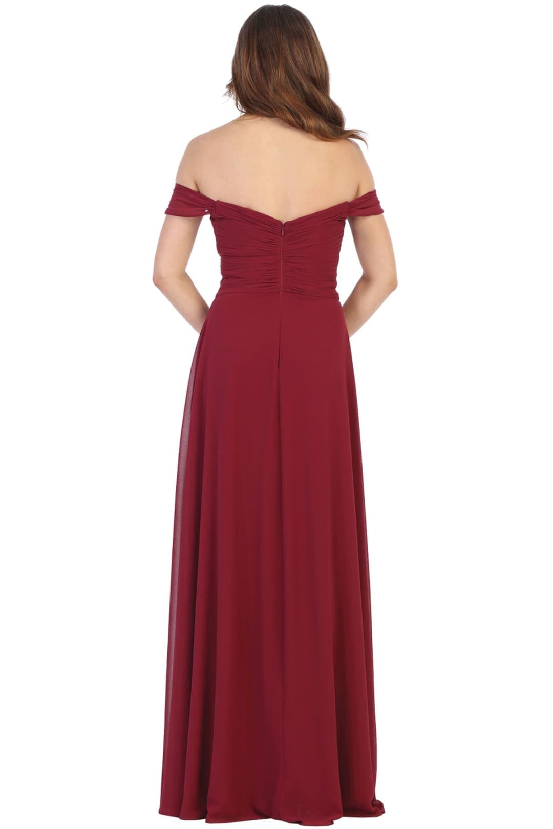 Off Shoulder Homecoming Gown