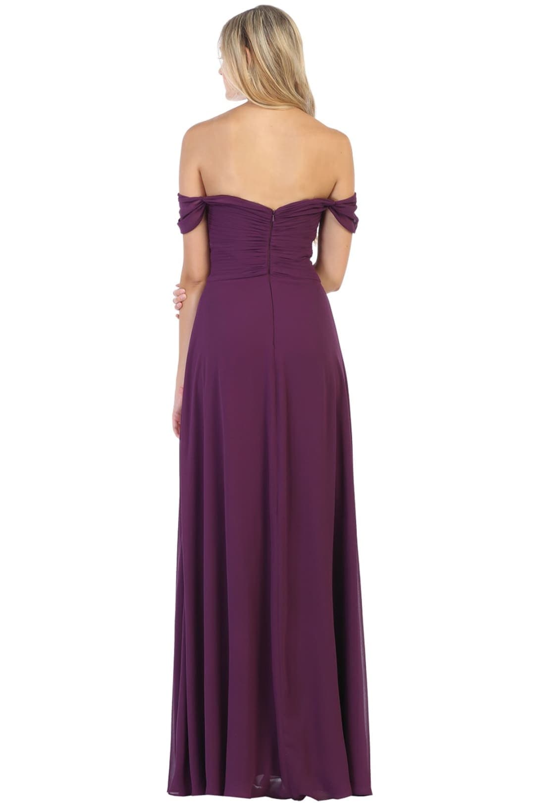 Off Shoulder Homecoming Gown