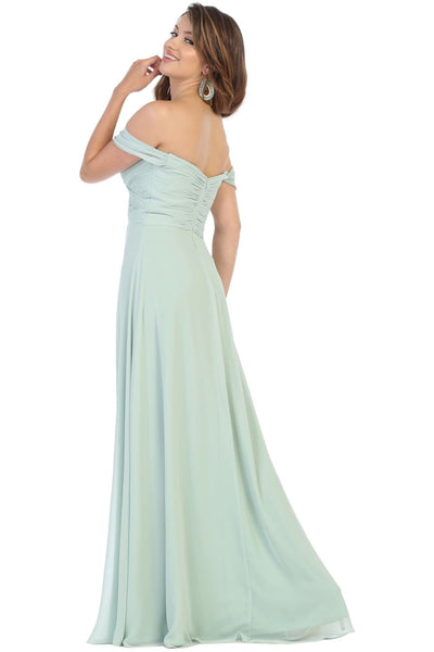 Off Shoulder Homecoming Gown