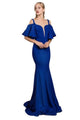 Off-Shoulder Mermaid Gown 2025 Elegant Formal Dress - Royal / 2 - Prom