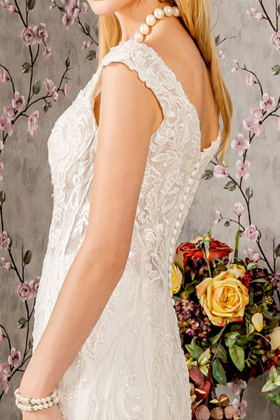 Off Shoulder Mermaid Wedding Dress by GLS Gloria GL3490 - Long Formal Dresses