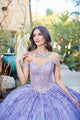 Off Shoulder Puff Sleeve Ball Gown by Bella Princess PQ1041
