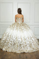 Off Shoulder Puff Sleeve Ball Gown by Bella Princess PQ1041