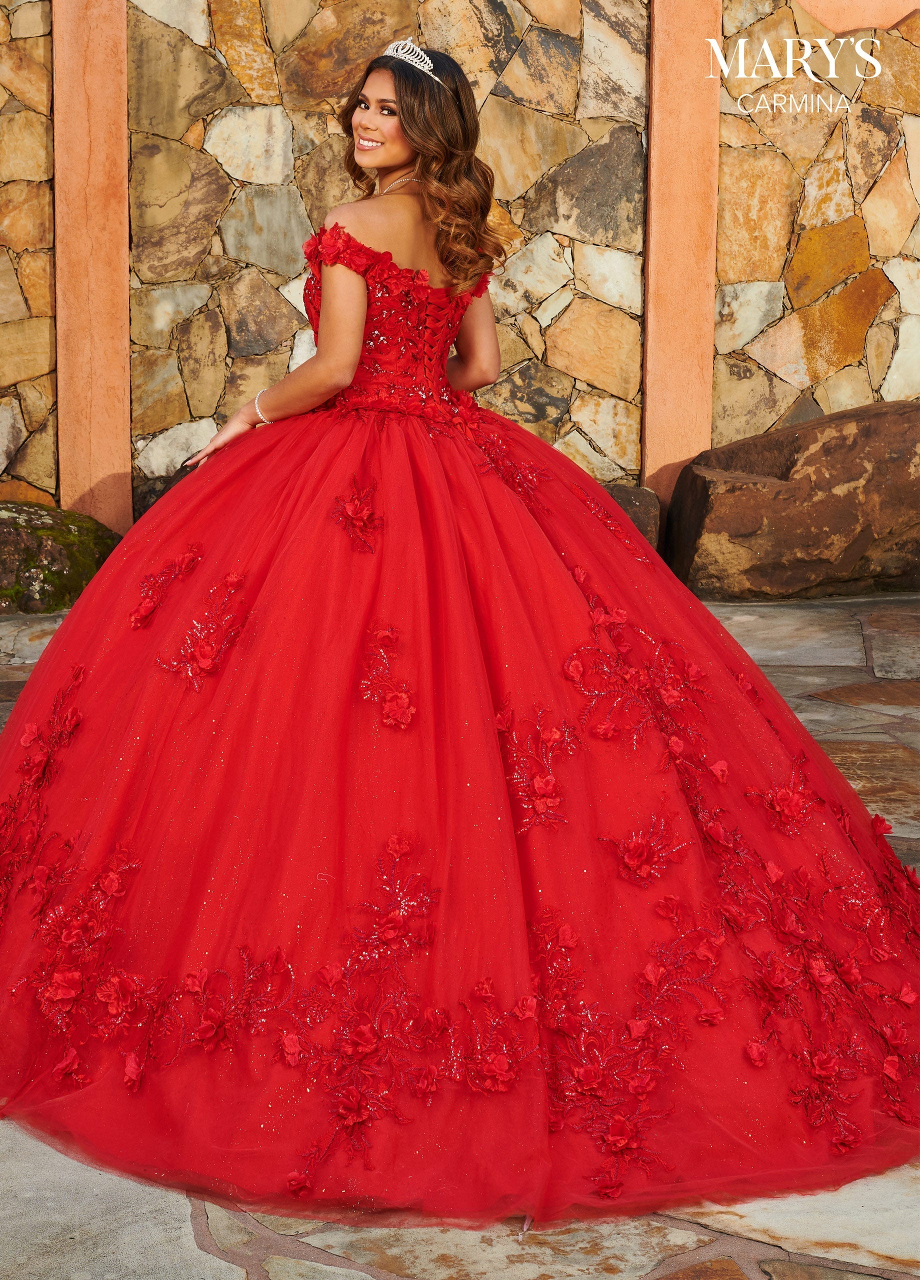 Mary's Bridal MQ1108 Off Shoulder Quinceanera Dress