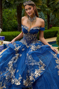 Off Shoulder Ruffled Ball Gown by GLS Gloria GL3552 - Quinceanera Dresses