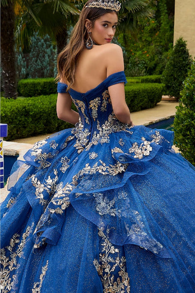 Off Shoulder Ruffled Ball Gown by GLS Gloria GL3552 - Quinceanera Dresses