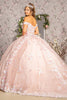 Off Shoulder Sheer Corset Ball Gown by Elizabeth K GL3182 - Quinceanera Dresses